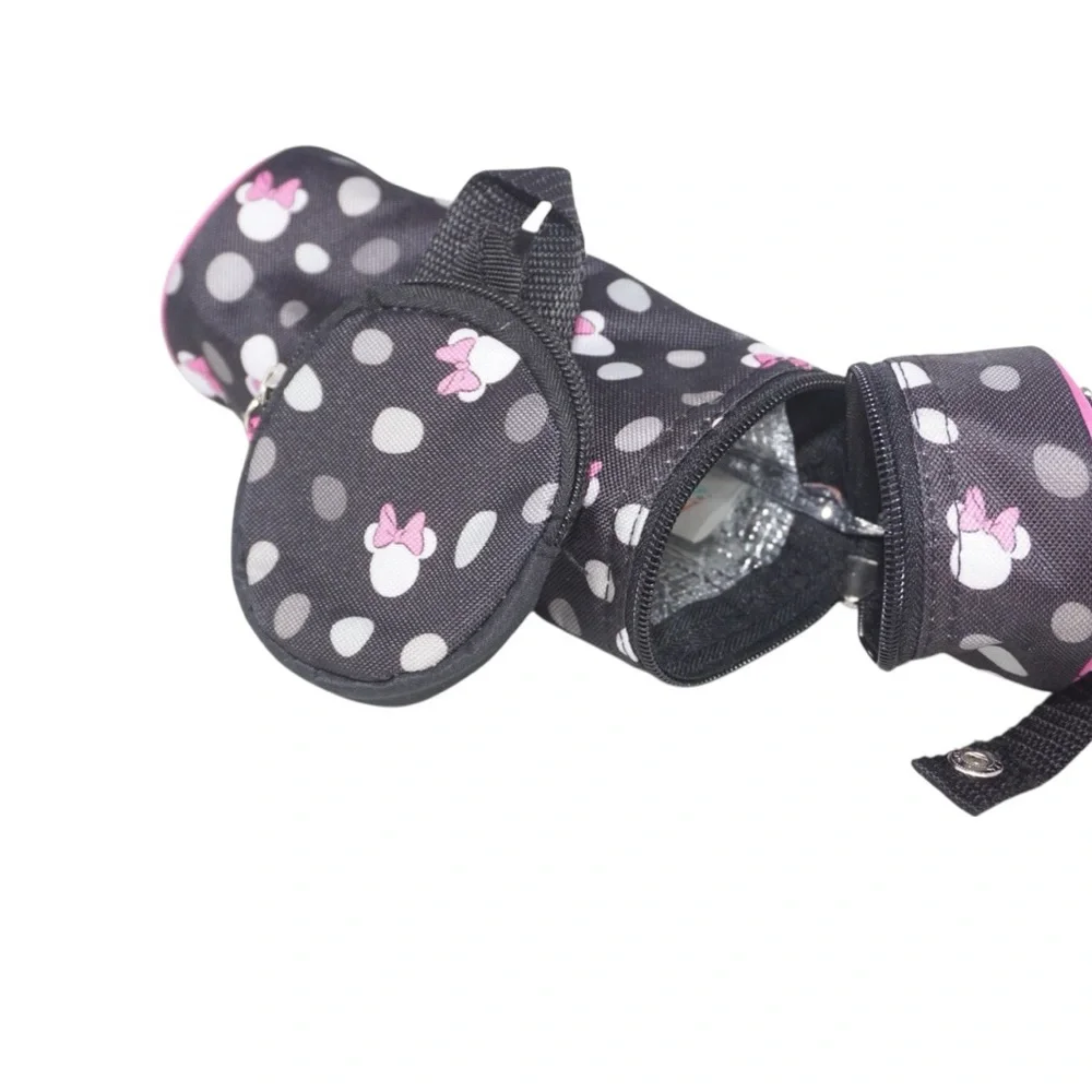 Disney NWOT Minnie Mouse Diaper Bag Set with Accessories & Changing Pad